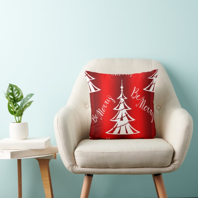 Var Merry Red jul Kudde (Stol)