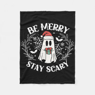 Var Merry Stanna Scary Ghost Funny Halloween Chris Fleecefilt