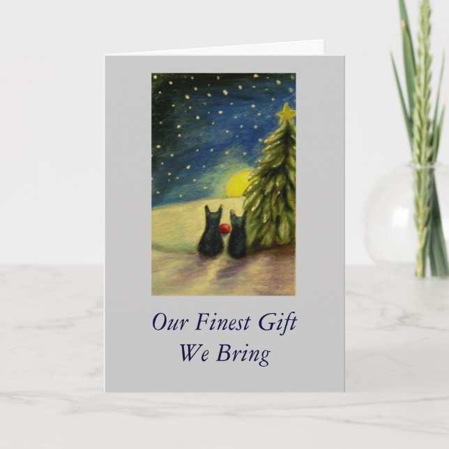 Vår mest fina gåva som vi kommer med helgkort (Framsida)