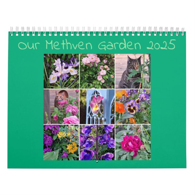 Vår Methven Garden 2025 Kalender (Omslag)