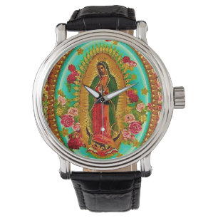 Vår mexikanska Dam Guadalupe Saint Virgin Mary Armbandsur