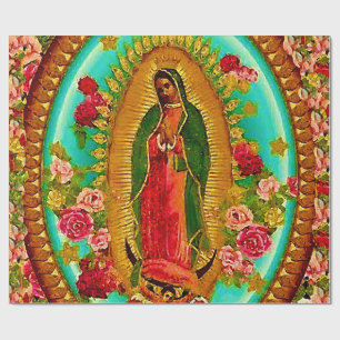 Vår mexikanska Dam Guadalupe Saint Virgin Mary Presentpapper