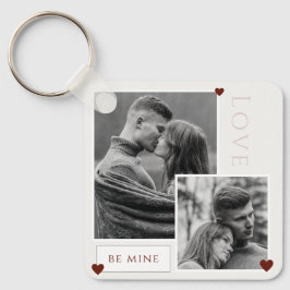 Var min Alla hjärtans dag Ett foto Kärlek Nyckelring