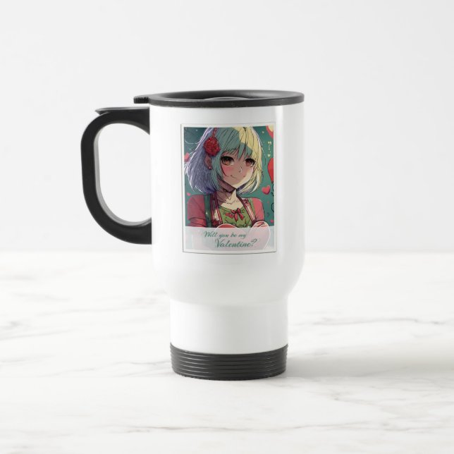Var min Alla hjärtans dag i mangastil 33420 Resemugg (Vänster)