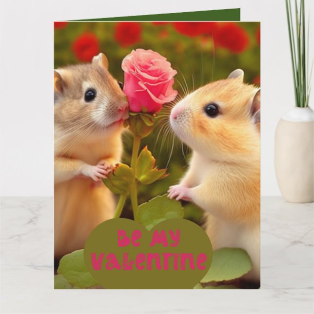 Var min Alla hjärtans dag-kärlek      Kort (Framsida)