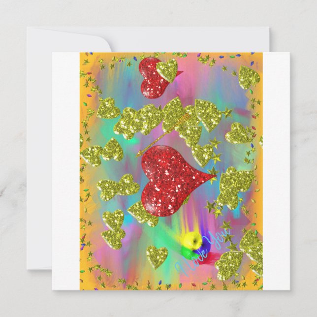 Var min Alla hjärtans dag! Kort (Framsida)