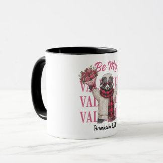 Var Min Alla Hjärtans Dag Söt Skunk Alla Hjärtans Mugg