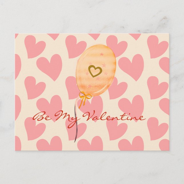 Var min Alla hjärtans dag Vykort (Framsida)