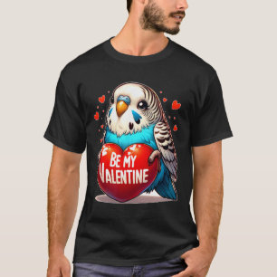 Var Min Alla Hjärtans Dags Undulat Hjarta T Shirt
