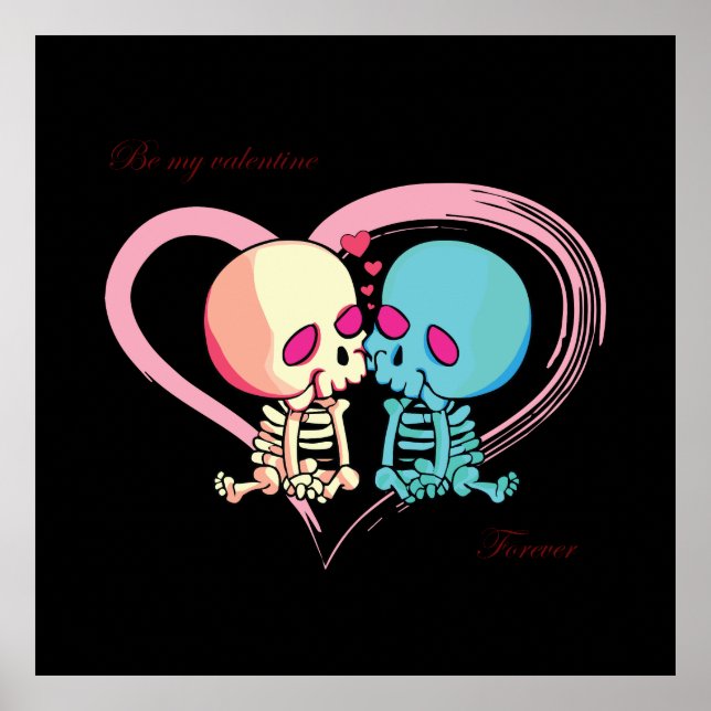 Var min Alla hjärtans i Valentines day. Poster (Framsidan)