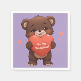 Var min älskling på Alla hjärtans dag? Pappersservett