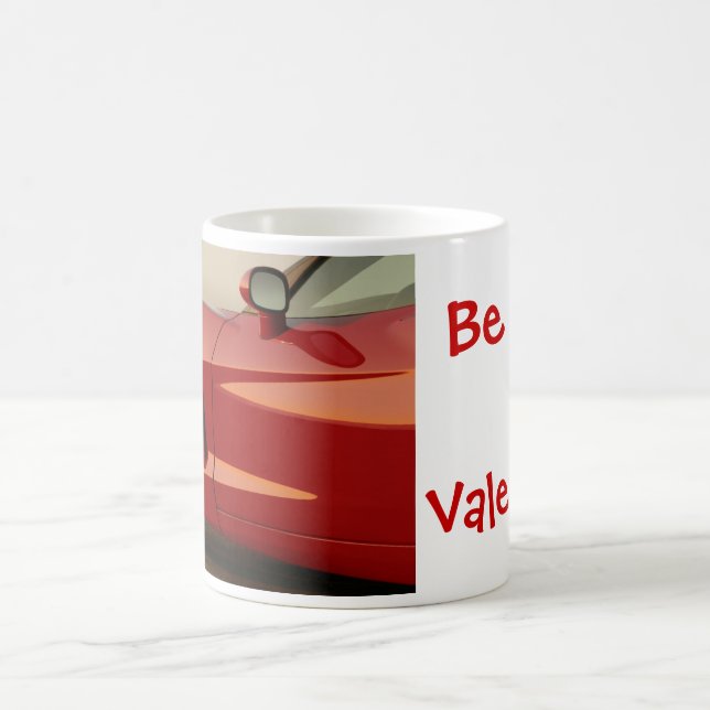 Var Min Älskling Röd Corvette Kaffemugg (Center)