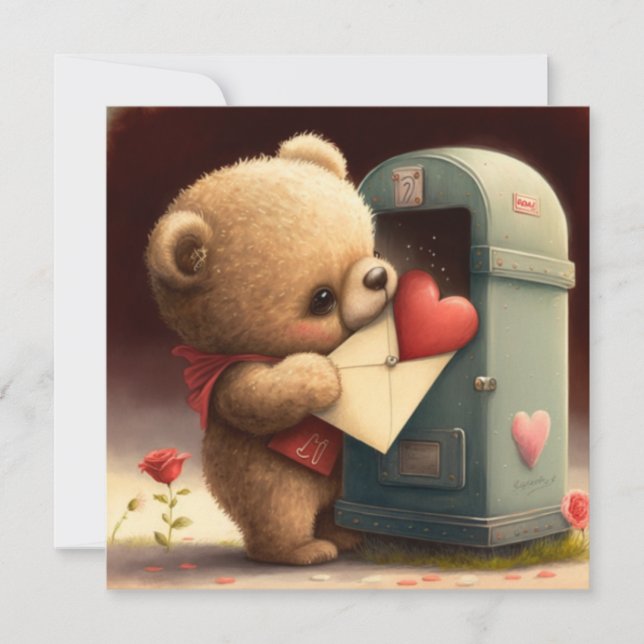 Var min älskling skräddarsydd kort (Framsida)