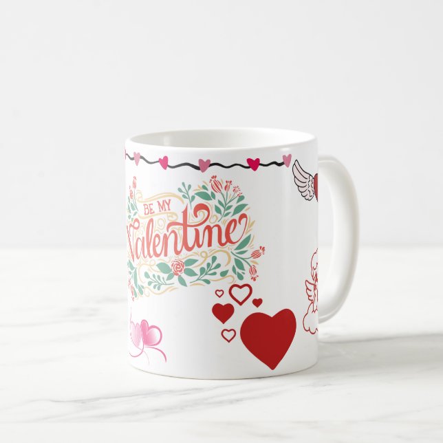 Var Min Älskling Söt Hjärtamugg Kaffemugg (Framsida höger)