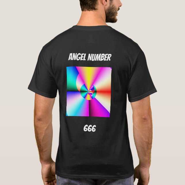 Var min ängel nummer 666 t shirt (Baksida)