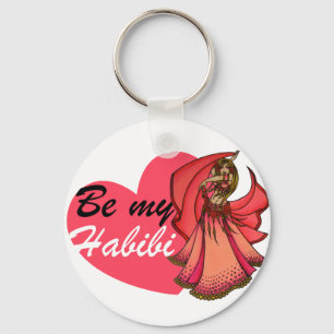 Var min Belly Dance Habibi-Nyckelring Nyckelring