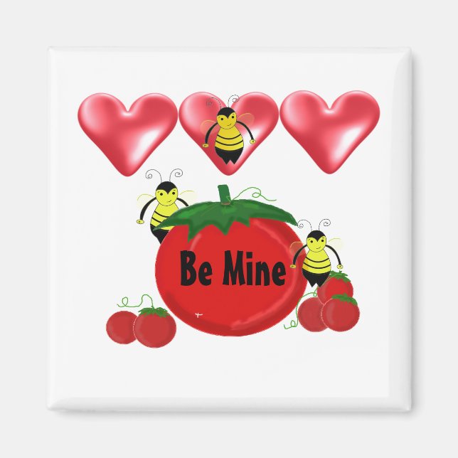 Var Min Bina och Tomatmagnet Magnet (Framsidan)