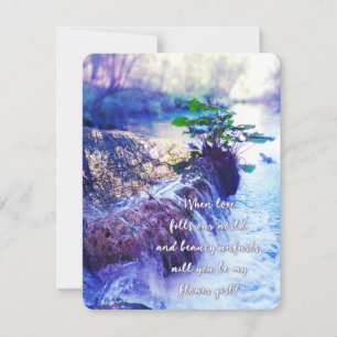 var min blomsterflicka waterhaze inbjudan