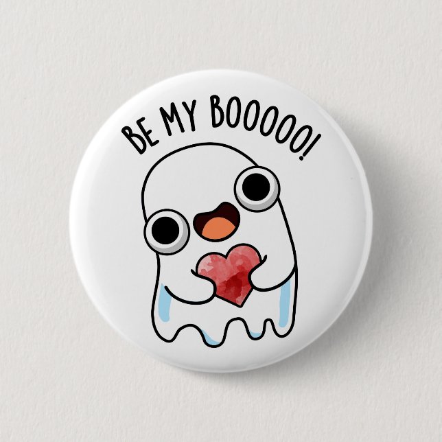 Var min Boo Funny Ghost Pun Knapp (Framsida)
