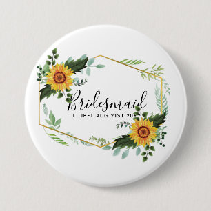 Var min Bridesmaid Flowergirl Maid Honor Tack Knapp