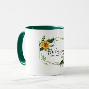 Var min Bridesmaid Flowergirl Maid Honor Tack Mugg