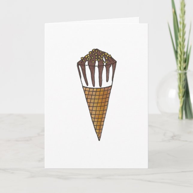 Var min Buddy Ice Cream Cone Valentine-dag Helgkort (Framsida)