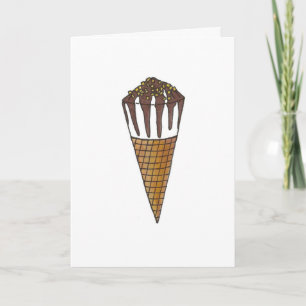 Var min Buddy Ice Cream Cone Valentine-dag Helgkort