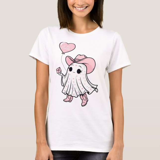 Var min Cowgirl Ghost T Shirt (Framsida)