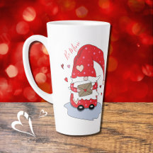 Var min | Cute Red Gnome Latte Mugg