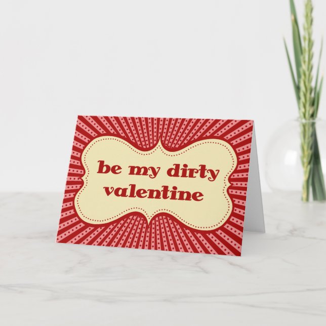 Var min Dirty Valentine Helgkort (Framsida)