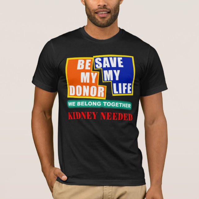 Var min donator Jigszawa T Shirt (Framsida)