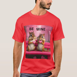 Var min ekorrar och godis hjärtan t shirt