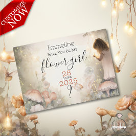 Var min Fairy Woodland Haven Inbjudningar
