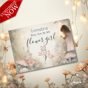 Var min Fairy Woodland Haven Inbjudningar