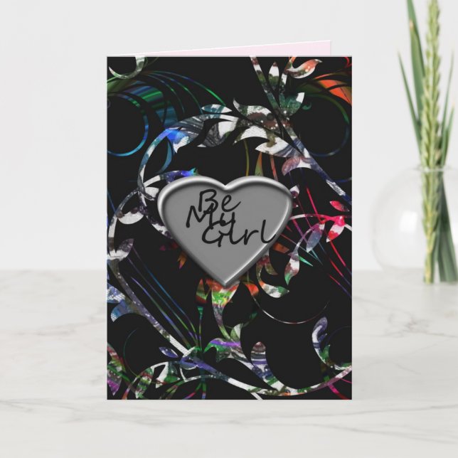 "Var min flicka " * Helgkort (Framsida)