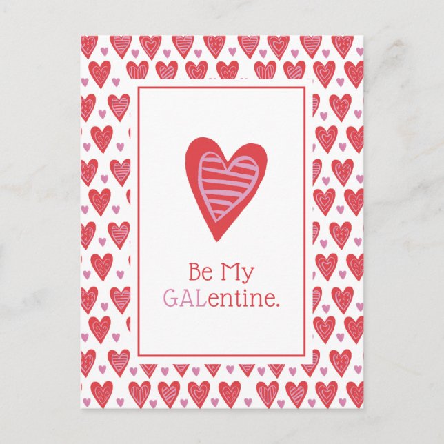 Var min Galentine Vykort (Framsida)