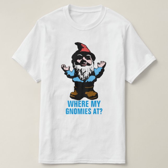Var min Gnomies på T-shirt (Design framsida)