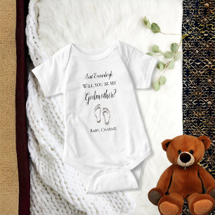 Var min Godmor Frieri Baby Feet Baby Bodykostym T Shirt