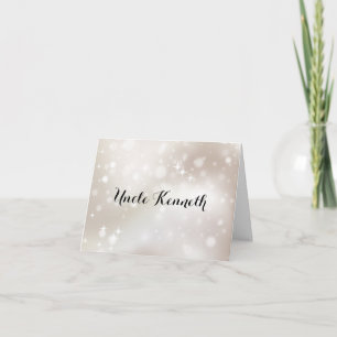 Var min gudfar Frieri på Guld Stars Baptism Inbjudan