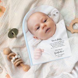 Var min gudfar Frieri Photo Arch Inbjudningar