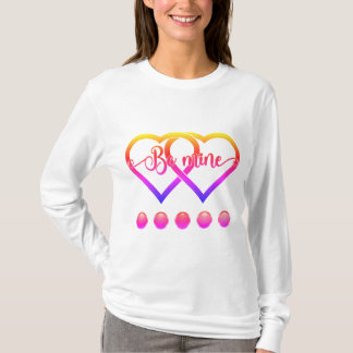 Var min. Hearts Valentines Kärlek T Shirt