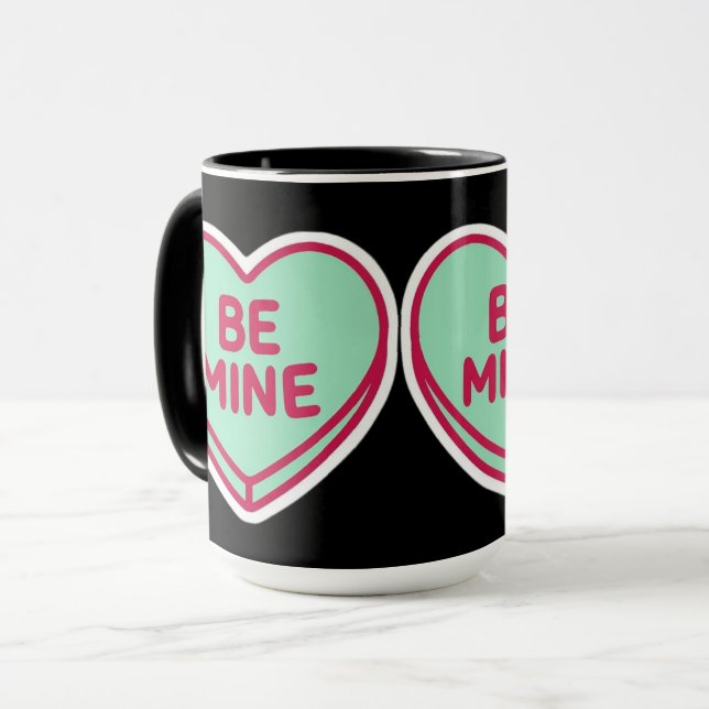 Var Min Hjärtans Söta Alla Hjärtans Dags Kaffe Mug Mugg (Framsida vänster)