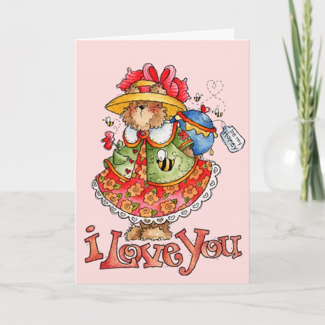 Var min honung - valentineskort helgkort (Framsida)