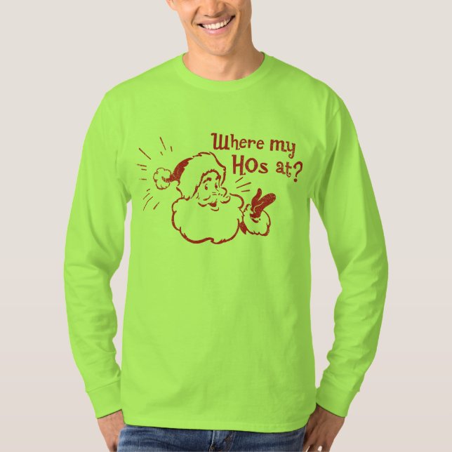 Var min Hos på? Skjorta Tee (Framsida)