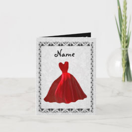 Var min inbjudan till Bridesmaid - RED Velvet Gown
