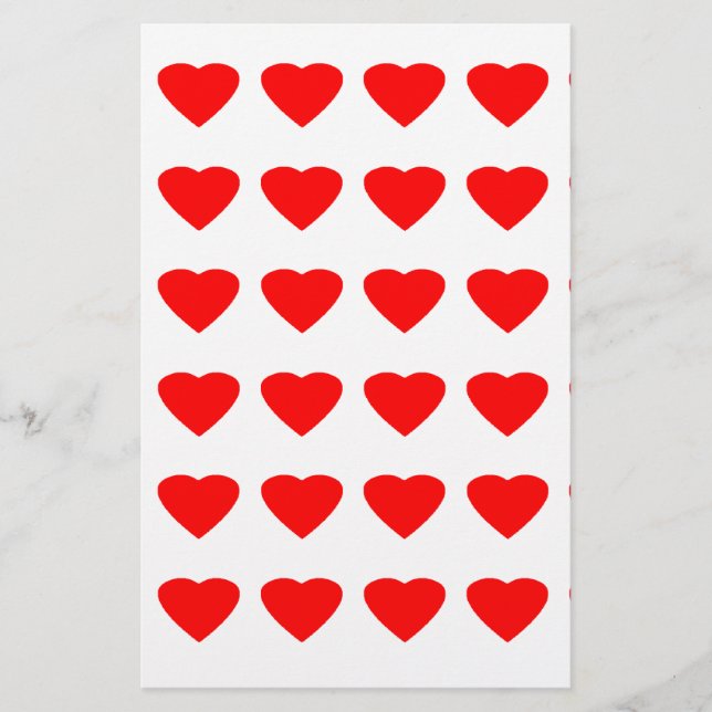 Var min jGibney för valentinhjärtor 36Red Transp Brevpapper (Framsida)