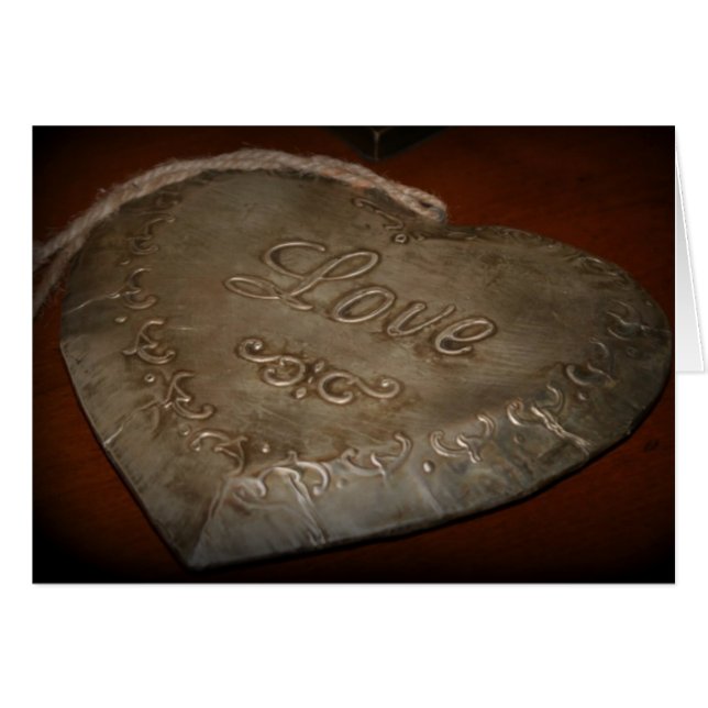 Var min kärlek hälsningskort (Framsidan Horizontal)