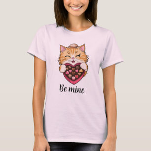Var min katt: Alla hjärtans dag Kawaii Cat med god T Shirt