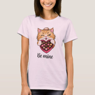 Var min katt: Alla hjärtans dag Kawaii Cat med god T Shirt