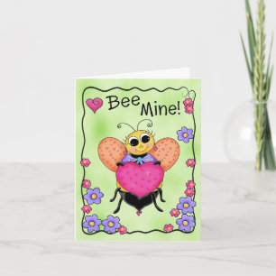 Var min konst för honungbivalentin helgkort